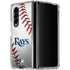 MLB Tampa Bay Rays Game Ball Galaxy Z Fold4 5G Clear Case
