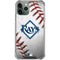 MLB Tampa Bay Rays Game Ball iPhone 11 Pro Max Clear Case