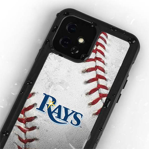 MLB Tampa Bay Rays Game Ball iPhone 12 Mini Waterproof Case