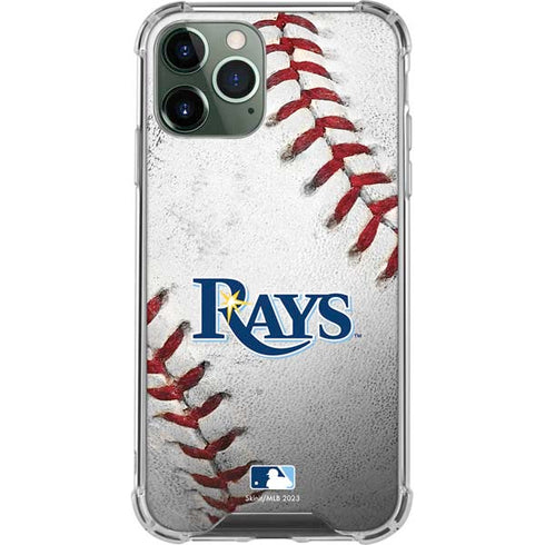 MLB Tampa Bay Rays Game Ball iPhone 12 Pro Max Clear Case