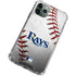 MLB Tampa Bay Rays Game Ball iPhone 12 Pro Max Clear Case