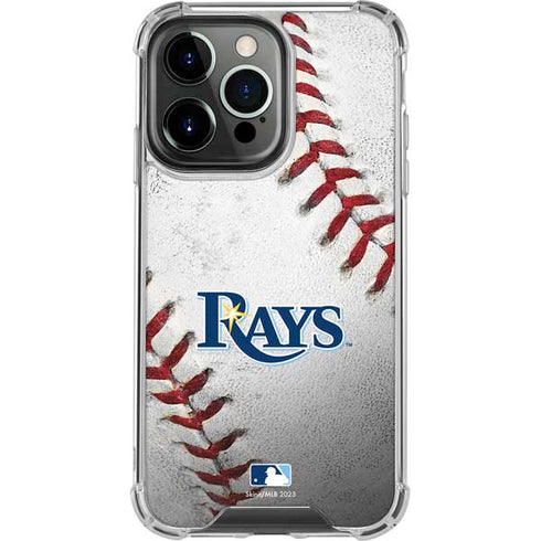 MLB Tampa Bay Rays Game Ball iPhone 13 Pro Clear Case