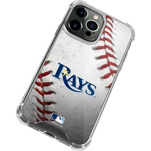 MLB Tampa Bay Rays Game Ball iPhone 13 Pro Max Clear Case