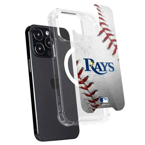MLB Tampa Bay Rays Game Ball iPhone 15 Pro MagSafe Case