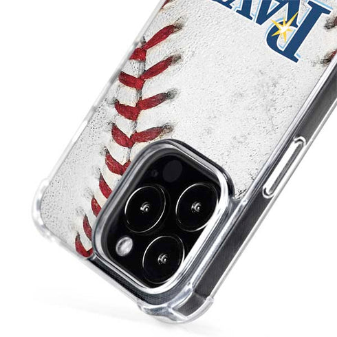 MLB Tampa Bay Rays Game Ball iPhone 15 Pro MagSafe Case