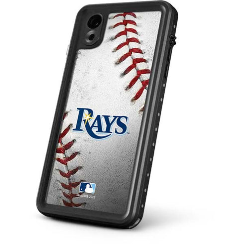 MLB Tampa Bay Rays Game Ball iPhone XR Waterproof Case