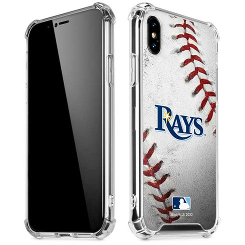MLB Tampa Bay Rays Game Ball iPhone XS Max Clear Case