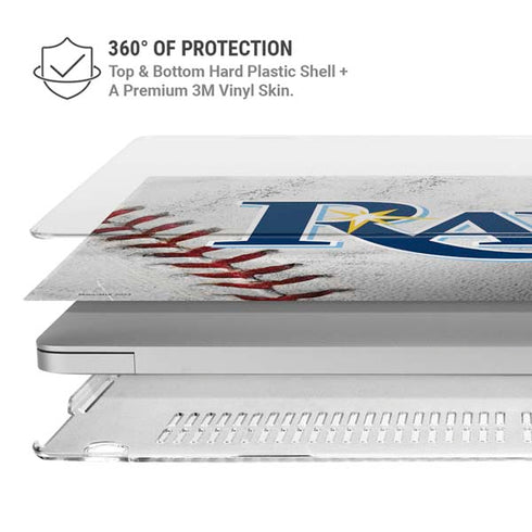 MLB Tampa Bay Rays Game Ball MacBook Air 15in (2023-2025) Case plus Skin