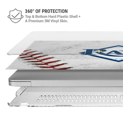 MLB Tampa Bay Rays Game Ball MacBook Pro 15in (2016-19) Case plus Skin