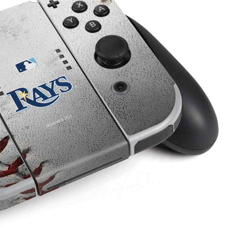 MLB Tampa Bay Rays Game Ball Nintendo Switch OLED (2021) Skin