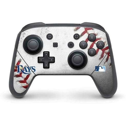 MLB Tampa Bay Rays Game Ball Nintendo Switch Pro Controller Skin