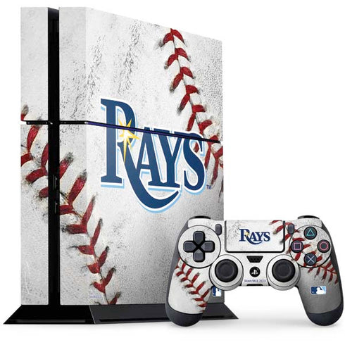 MLB Tampa Bay Rays Game Ball PS4 Console and Controller Bundle Skin