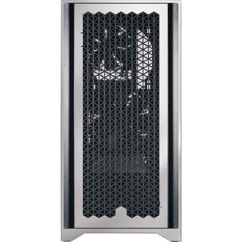 MLB Tampa Bay Rays Home Jersey Corsair 4000D Tempered Glass Mid-Tower ATX Case Skin