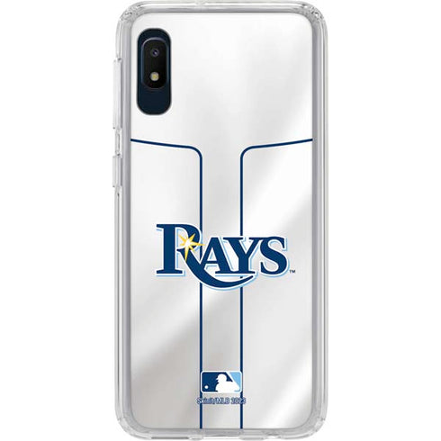 MLB Tampa Bay Rays Home Jersey Galaxy A10e Clear Case