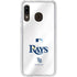 MLB Tampa Bay Rays Home Jersey Galaxy A20 Clear Case