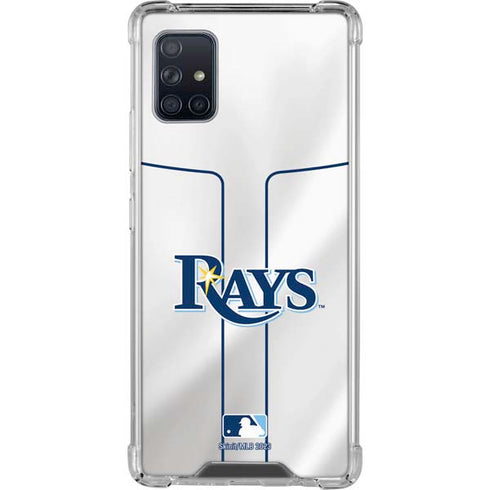 MLB Tampa Bay Rays Home Jersey Galaxy A51 5G Clear Case