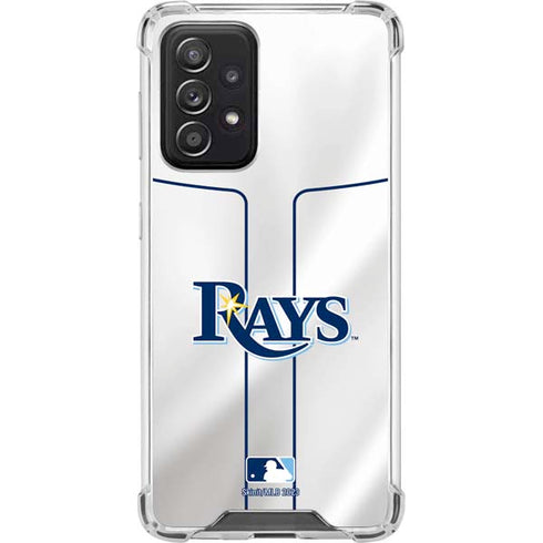 MLB Tampa Bay Rays Home Jersey Galaxy A52 5G Clear Case