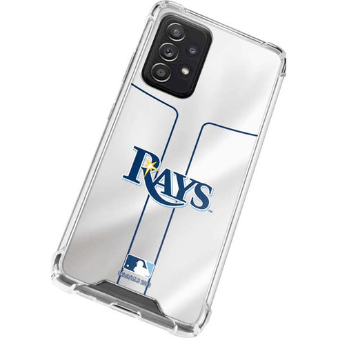 MLB Tampa Bay Rays Home Jersey Galaxy A52 5G Clear Case