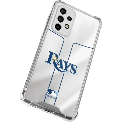 MLB Tampa Bay Rays Home Jersey Galaxy A53 5G Clear Case