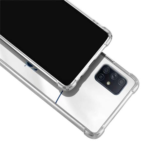 MLB Tampa Bay Rays Home Jersey Galaxy A71 5G Clear Case