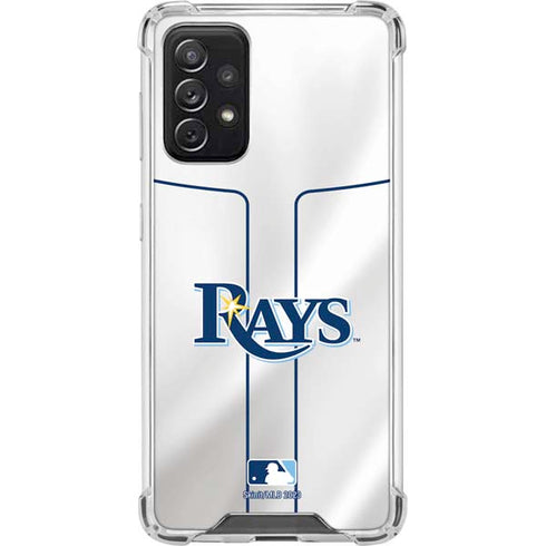 MLB Tampa Bay Rays Home Jersey Galaxy A72 5G Clear Case
