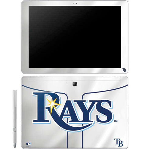 MLB Tampa Bay Rays Home Jersey Galaxy Book 12in Skin