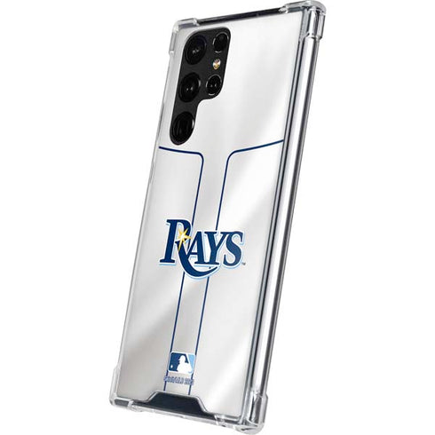 MLB Tampa Bay Rays Home Jersey Galaxy S22 Ultra Clear Case