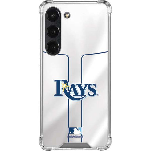 MLB Tampa Bay Rays Home Jersey Galaxy S23 Clear Case