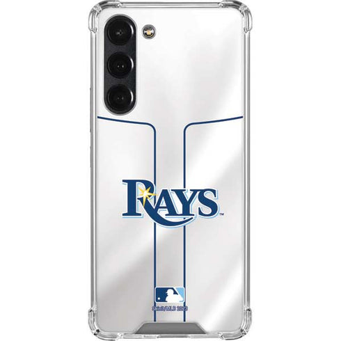 MLB Tampa Bay Rays Home Jersey Galaxy S23 Plus Clear Case