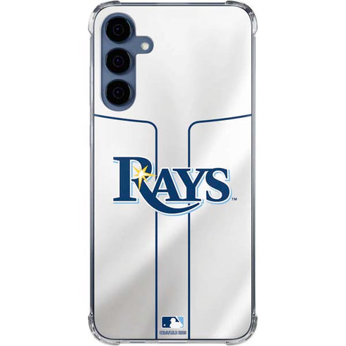 MLB Tampa Bay Rays Home Jersey Galaxy S24 Clear Case