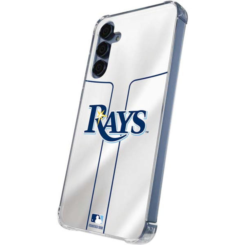 MLB Tampa Bay Rays Home Jersey Galaxy S24 Clear Case