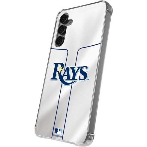 MLB Tampa Bay Rays Home Jersey Galaxy S24 Plus Clear Case