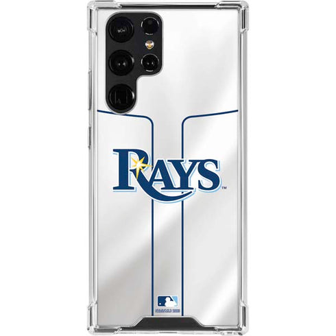 MLB Tampa Bay Rays Home Jersey Galaxy S24 Ultra Clear Case
