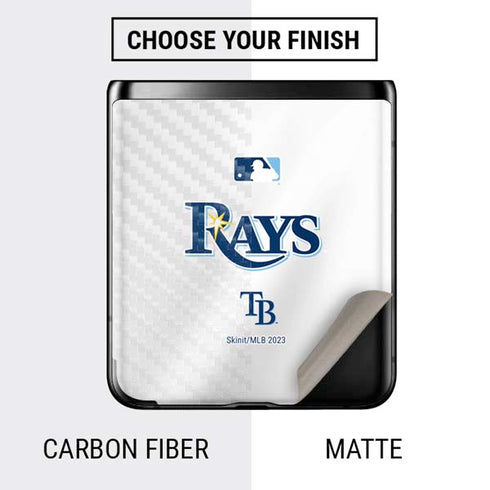 MLB Tampa Bay Rays Home Jersey Galaxy Z Flip Skin
