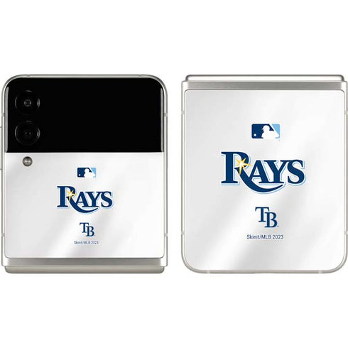 MLB Tampa Bay Rays Home Jersey Galaxy Z Flip3 5G Skin