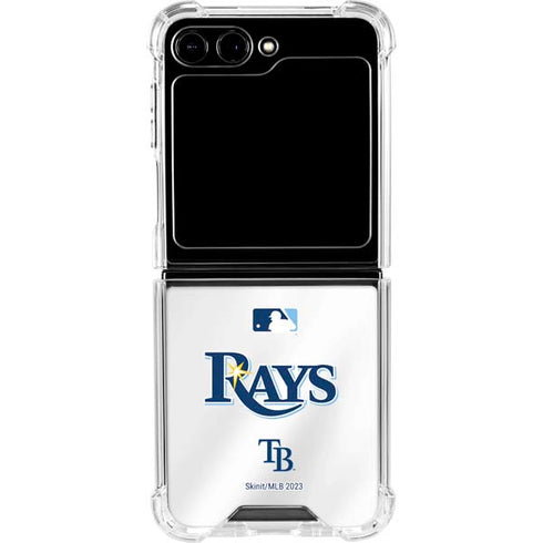 MLB Tampa Bay Rays Home Jersey Galaxy Z Flip5 5G Clear Case