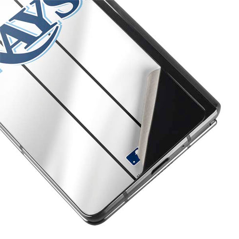 MLB Tampa Bay Rays Home Jersey Galaxy Z Fold2 5G Skin