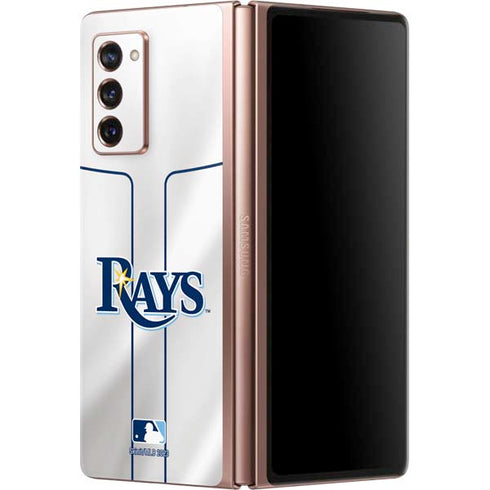 MLB Tampa Bay Rays Home Jersey Galaxy Z Fold2 5G Skin
