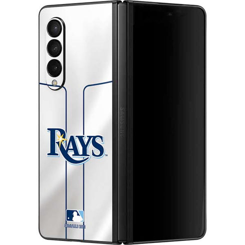 MLB Tampa Bay Rays Home Jersey Galaxy Z Fold3 5G Skin
