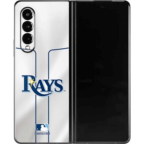 MLB Tampa Bay Rays Home Jersey Galaxy Z Fold3 5G Skin