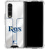 MLB Tampa Bay Rays Home Jersey Galaxy Z Fold4 5G Clear Case