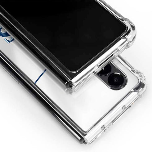 MLB Tampa Bay Rays Home Jersey Galaxy Z Fold4 5G Clear Case