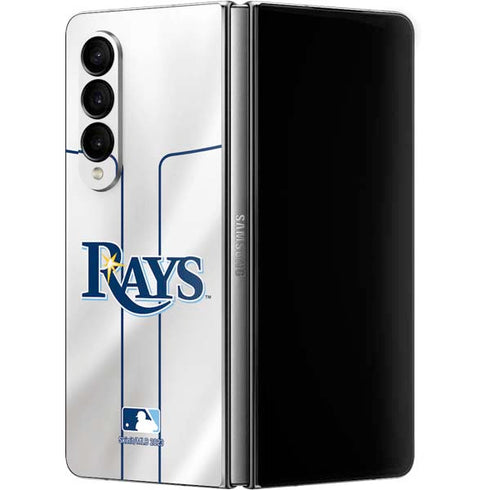 MLB Tampa Bay Rays Home Jersey Galaxy Z Fold4 5G Skin