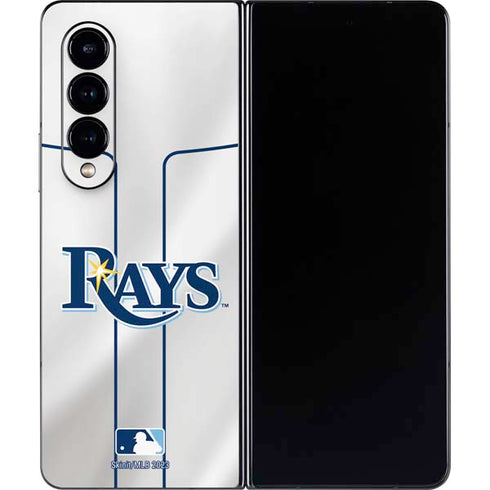 MLB Tampa Bay Rays Home Jersey Galaxy Z Fold4 5G Skin