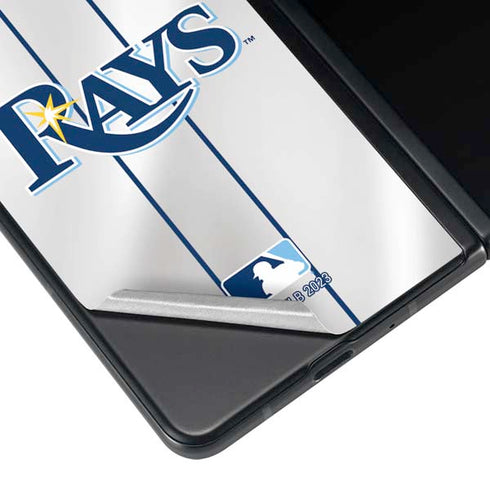 MLB Tampa Bay Rays Home Jersey Galaxy Z Fold4 5G Skin