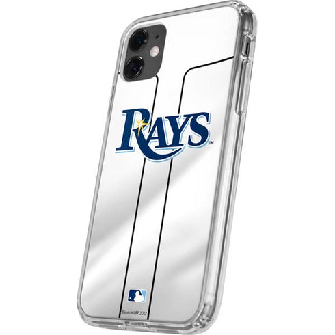 MLB Tampa Bay Rays Home Jersey iPhone 11 Clear Case