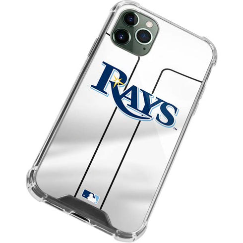MLB Tampa Bay Rays Home Jersey iPhone 11 Pro Max Clear Case