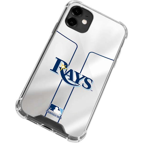 MLB Tampa Bay Rays Home Jersey iPhone 12 Mini Clear Case
