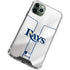 MLB Tampa Bay Rays Home Jersey iPhone 12 Pro Clear Case