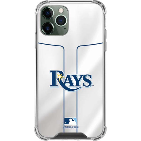 MLB Tampa Bay Rays Home Jersey iPhone 12 Pro Max Clear Case